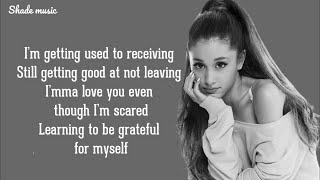 Ariana Grande - pov (Lyrics)