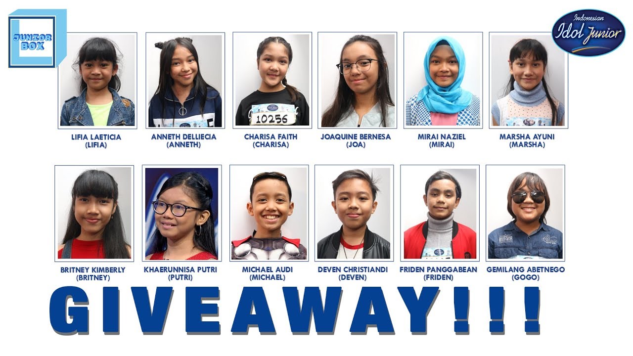 12 JUNIOR TERPILIH + GIVEAWAY | JUNIOR BOX