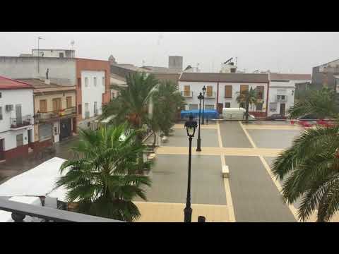 La lluvia azota con fuerza la provincia de Huelva