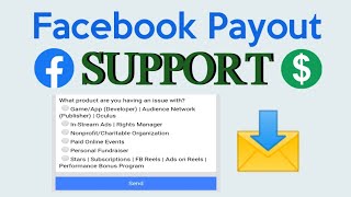 How to contact Facebook support team for payout issues | payout support #facebookpayout #payout