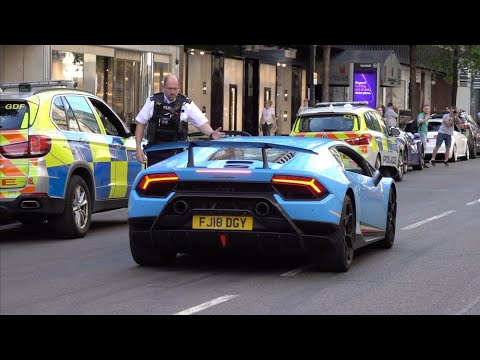 Police in London HATE SUPERCARS!!!