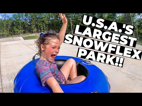 USA'S LARGEST SNOW TUBING PARK!! | Wolfe Mountain in Branson MO | SNOW FLEX