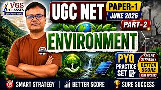UGC NET Paper 1 Environment PYQ Questions Part-2 | June 2026 | Important MCQs & PYQs