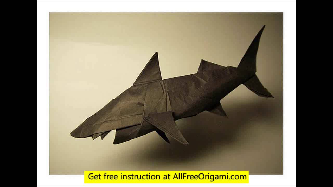 origami shark tooth
