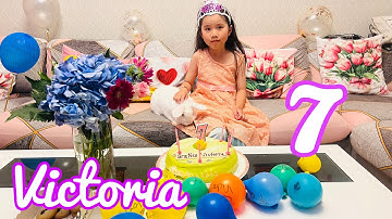 Chúc mừng sinh nhật Victoria 7 tuổi | Happy birthday Victoria 7 years old  | Cuộc sống Thụy Điển