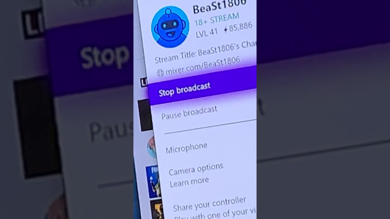 Streaming on mixer YouTube
