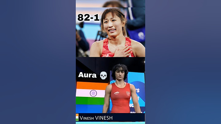 Vinesh Phogat broke the streak of Japanese wrestler Yui Susaki #olympics #aura #vineshphogat