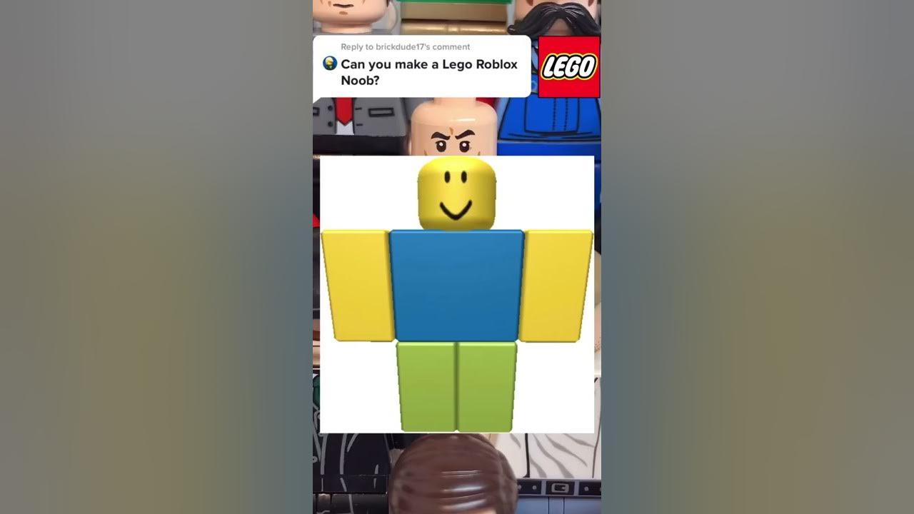 LEGO MOC Roblox Noob Avatar by charzboi