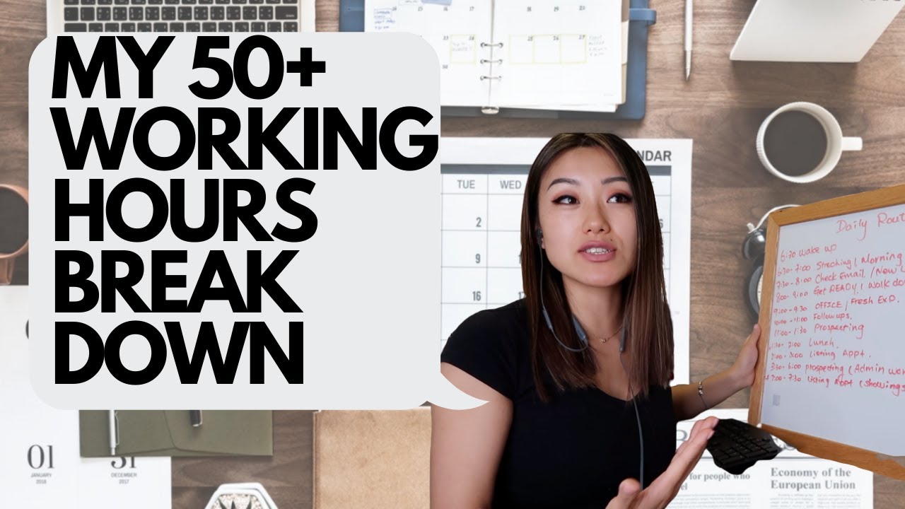 Realtor Daily Routine My 50 hours per week work schedule break down as a New Real Estate ...