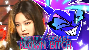 MASHUP | BLACKPINK x HELLUVA BOSS - Pretty Savage X Klown B*tch (헬루바 보스 x 블랙핑크) 매시업