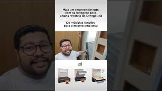 Empreendimento com 17m2  com as camas retráteis OrangeBed