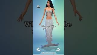 Write your numbers into the comments ‍♀ #sims4 #mermaid