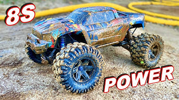 TRAXXAS XMAXX ON 8S POWER! - Bash, Jumps, Drone, & SLOW MOTION! - TheRcSaylors