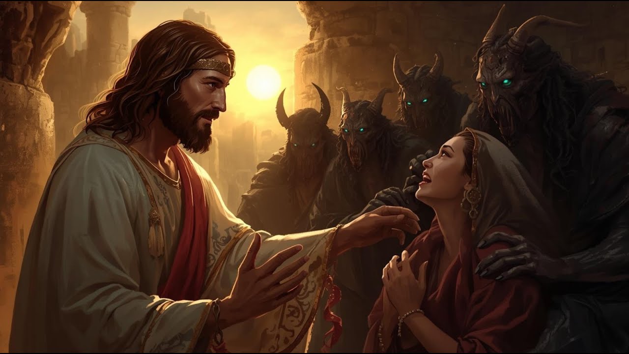 The Day Jesus Silenced 7 Demons to Save One Woman’s Soul | Bible Story Explained