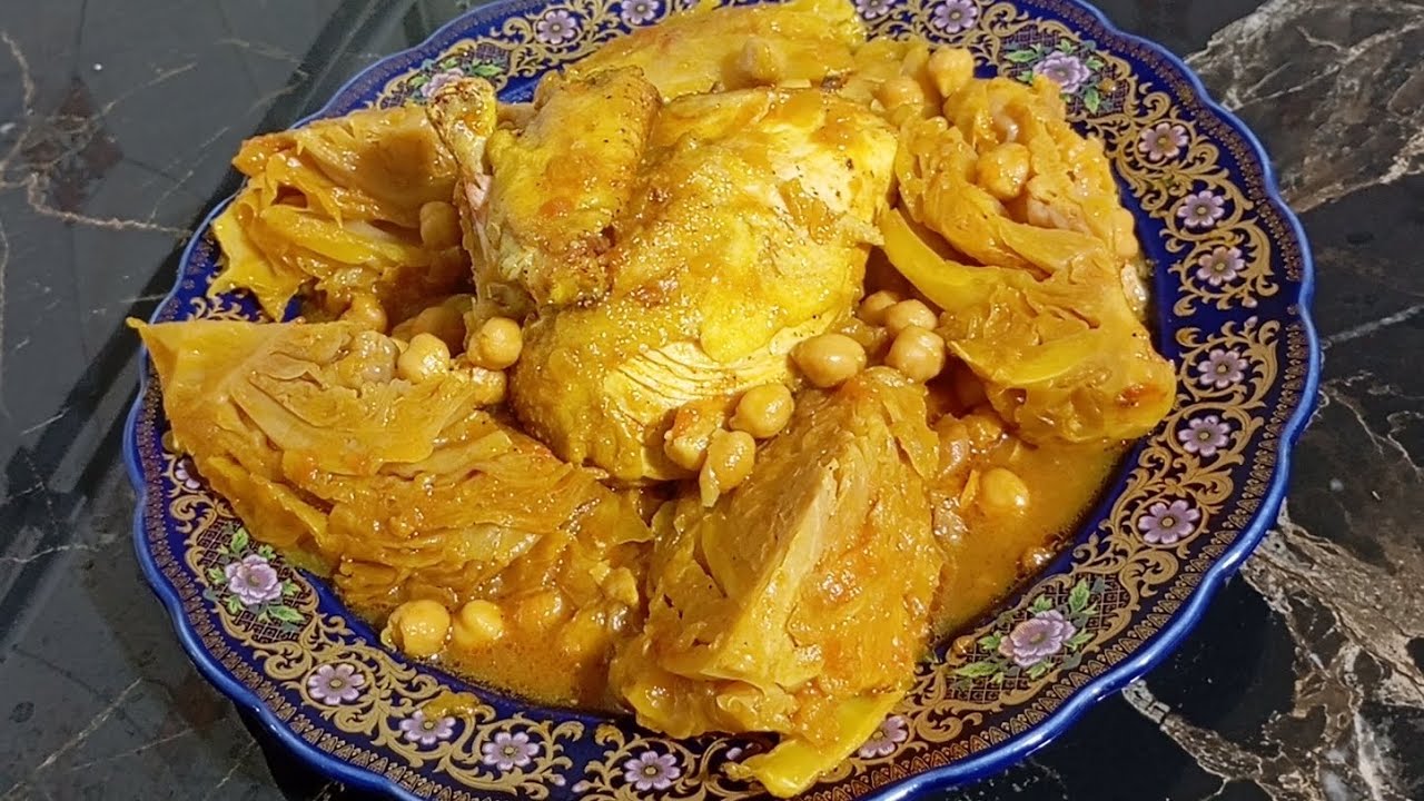 مرقة بالحمص و الكرم على طريقة ناس تلمسان 👑🇩🇿 بنة روعة 👌