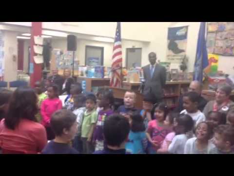 Pre-K students from Helen Street School in Hamden