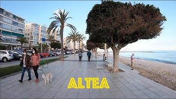 Altea, Costa Blanca, Spain. Afternoon Walking Tour along the Promenade 🇪🇸