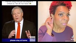 Covid-19 PSA said in Jamaican Patois from Canadian Premiere, Doug Ford.😳😂👍🏾