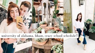 week in my life: classes, events, & traveling to bama