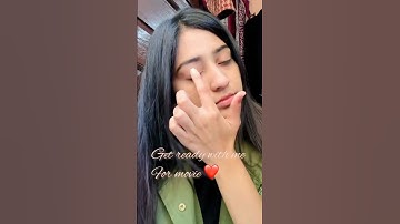 Get ready with me for movie | 2 min makeup #shorts #makeuptutorial #youtubeshorts