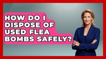 How Do I Dispose Of Used Flea Bombs Safely? - Insects and Invaders
