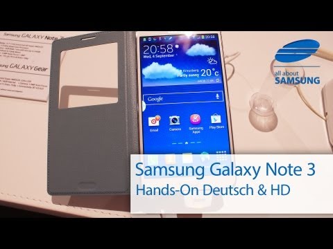 Samsung Galaxy Note 3 Hands-On @ IFA 2013
