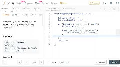 LeetCode 3. [Medium] Longest Substring Without Repeating Characters