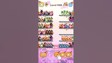 Bird Sort Color Level 4168 #games #gaming #gameplay