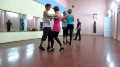 Кусочек занятия Zouk class in dance studio DancA 19 05 14  г. Гомель, Беларусь
