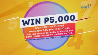 Join the 'Kapuso Lucky Numbers of the Day' promo! | Mechanics