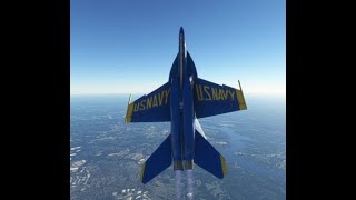 AMAZING Blue Angels!! F/A 18E/F Super Hornet Practicing over Charlotte, North Carolina | Capt. Stunn