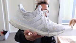 HOW TO WASH WHITE ULTRA BOOSTS!! - YouTube
