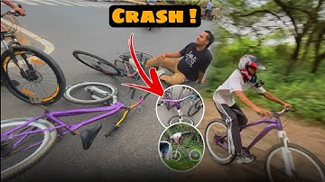 Modified cycle crash 😱?| socha nhi tha aaj accident Ho jaga 😭❤️| The gabbar vlogs 