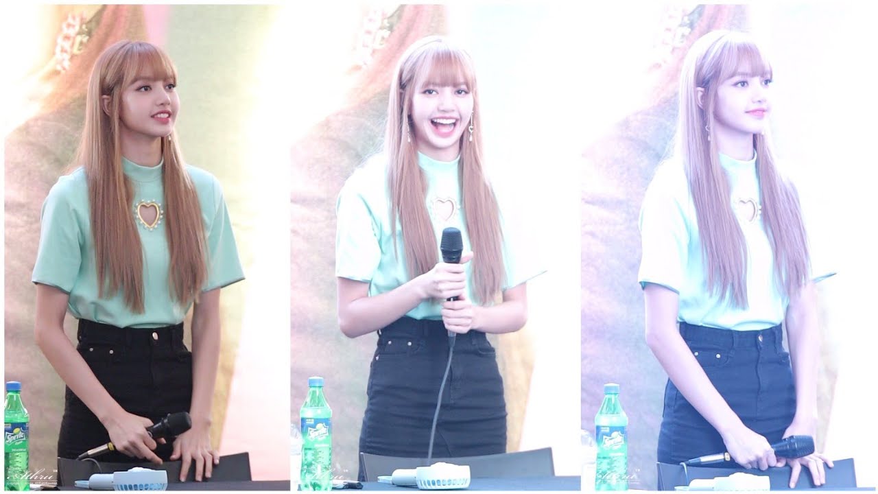 180708 블랙핑크 BLACKPINK 리사 LISA (ปราณปริยา มโนบาล) +입장&인사~♡ 60p 직캠 FanCam @IFC몰 by Athrun