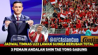 TAYANG LEBIH AWAL! Jadwal baru Playoff Olimpiade untungkan Timnas U23~STY tambah pemain lawan Guinea