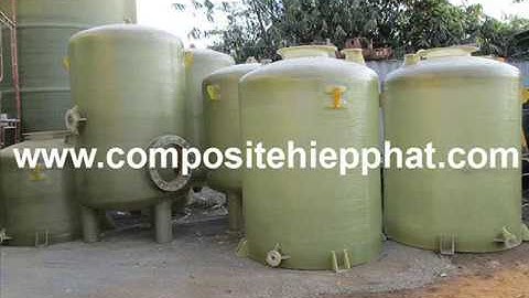 bồn composite chứa nước thải