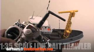 Scale RC Live Bait Trawler