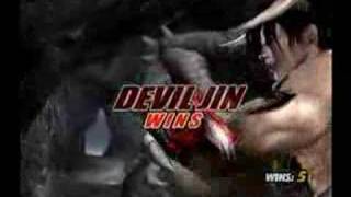 T5 Devil Jin with Jin Short Karate Demonstration Win Pose