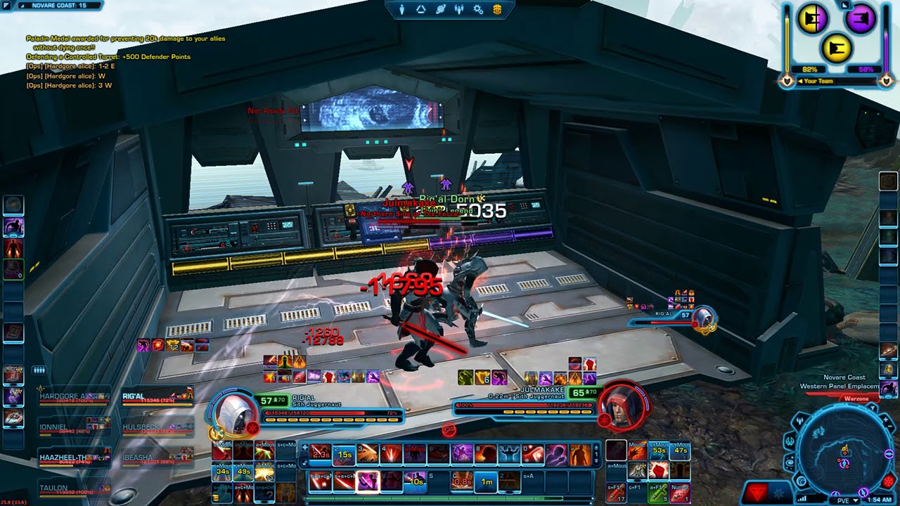 SWTOR Player 🆚 Player 5.5.1a  [Darth Malgus]: Midbies:Juggernaut's Vengeance