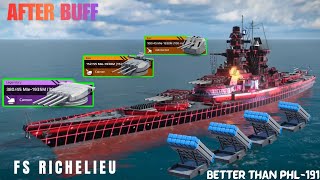 FS RICHELIEU - WITH 4X-TRG-230 💥 AFTER BIG BUFF 🔥 BETTER THAN PHL-191 - MODERN WARSHIP 