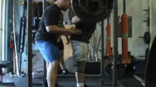 Brian Schwab 465 Raw Squat, side view, 1/2/09