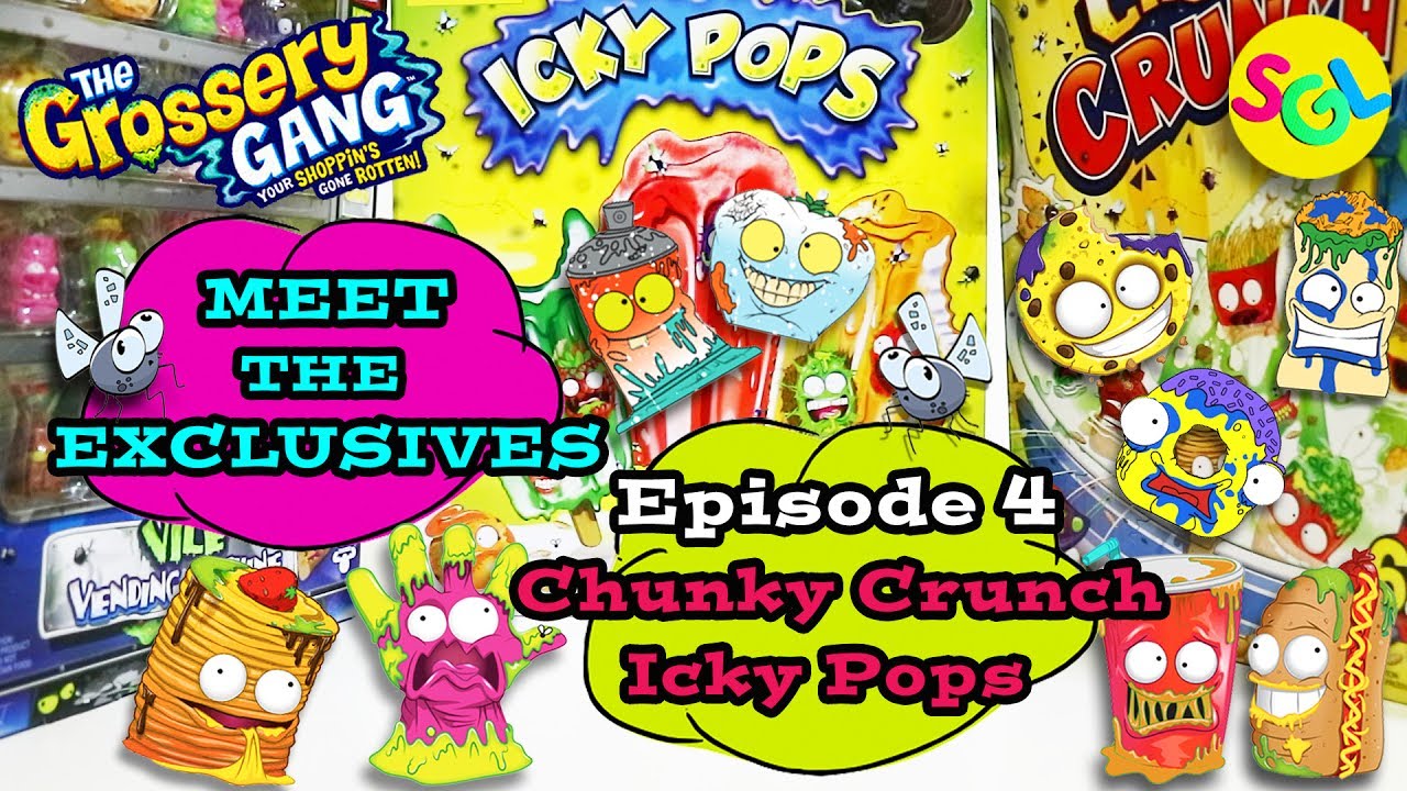 Grossery Gang Exclusives: Ep4 Chunky Crunch Icky Pops | Meet the Grossery Gang Stop Motion