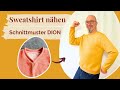 Sweatshirt nähen mit Schnittmuster DION