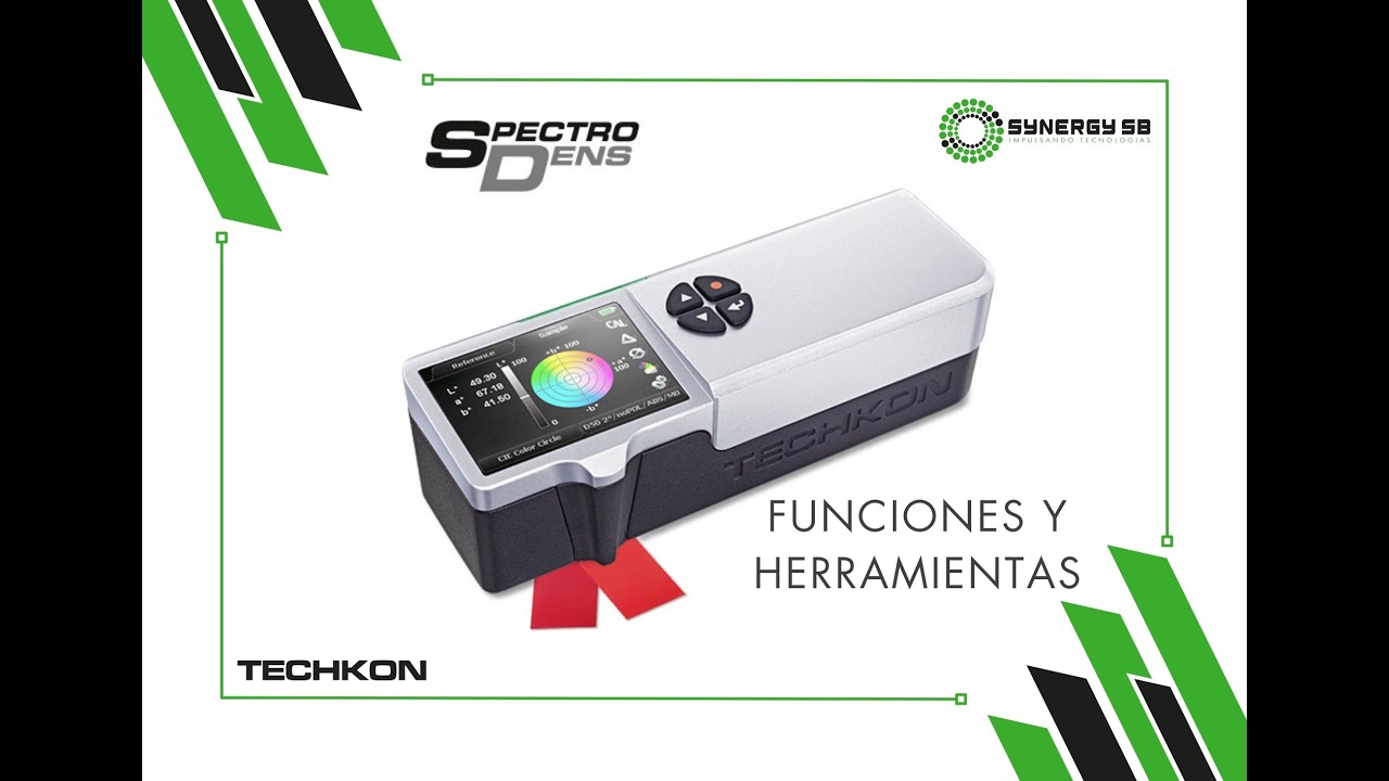 Funciones y Herramientas de Medición del Spectrodens de Techkon | Synergy SB