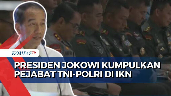 Berkantor di IKN, Presiden Jokowi Gelar Pertemuan dan Beri Arahan Pejabat TNI-Polri