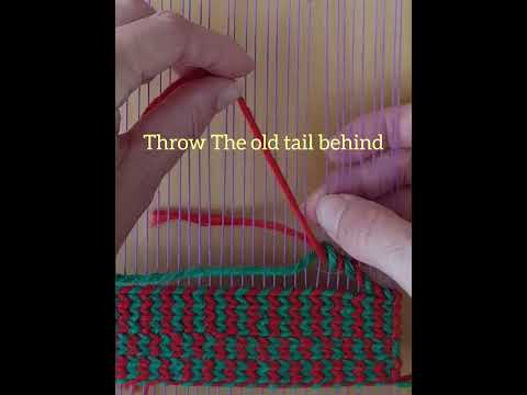twinning weaving how to add a new thread??