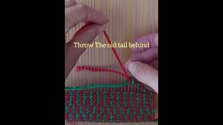 twinning weaving how to add a new thread