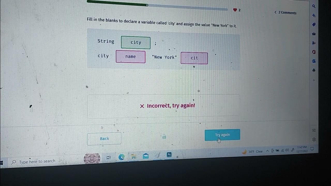 Sololearn java pratice video 3 youtube