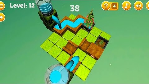 Save The Tree : 3D Water Puzzle Game - (Level 1 - 15) Android Gameplay #1
