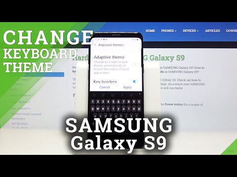 How to Change Keyboard Theme in SAMSUNG Galaxy S9 – Keyboard Settings